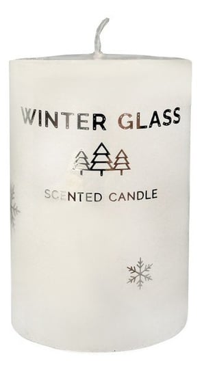 Artman Candles Świeca zapachowa Winter Glass biała - walec mały Artman