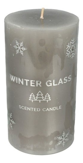 Artman Candles Świeca zapachowa Winter Glass szara - walec średni Artman