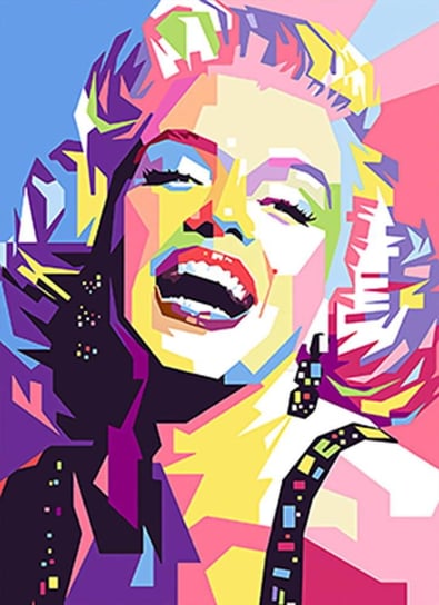 Artnapi 40x50cm Malowanie Po Numerach - Marilyn Monroe - Na Drewnianej Ramie artnapi