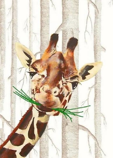 Artnapi 40x50cm Malowanie Po Numerach - Żyrafa - Na Drewnianej Ramie artnapi