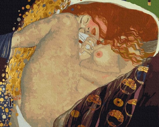 Artnapi 40x50cm Obraz Do Malowania Po Numerach Na Drewnianej Ramie - Danae - Gustav Klimt artnapi