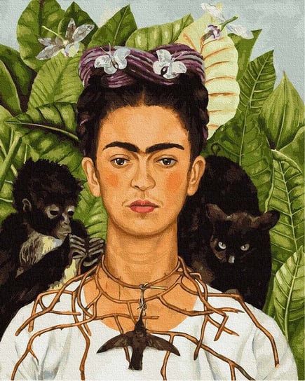 Artnapi 40x50cm Obraz Do Malowania Po Numerach Na Drewnianej Ramie - Frida Kahlo - Autoportret 40x50 cm artnapi