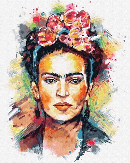 Artnapi 40x50cm Obraz Do Malowania Po Numerach Na Drewnianej Ramie - Frida Kahlo - decoupage artnapi