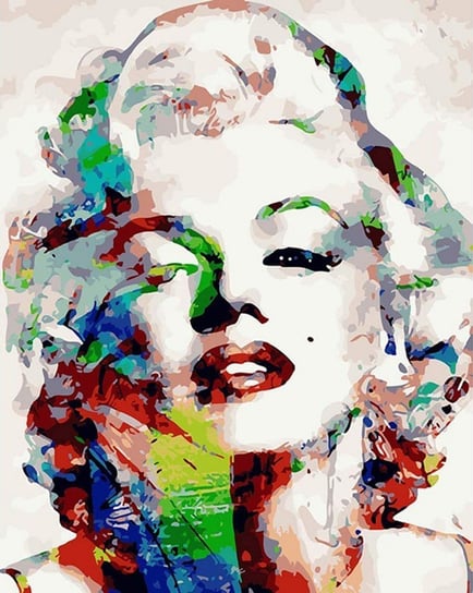 Artnapi 40x50cm Obraz Do Malowania Po Numerach Na Drewnianej Ramie - Marilyn Monroe artnapi