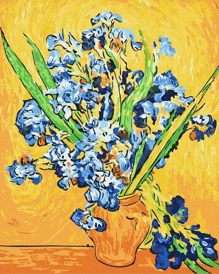 Artnapi 40x50cm Obraz Do Malowania Po Numerach Na Drewnianej Ramie - Vincent van Gogh, Irysy artnapi