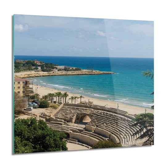 ArtprintCave, Amfiteatr Tarragona Obraz szklany ścienny, 60x60 cm ArtPrintCave