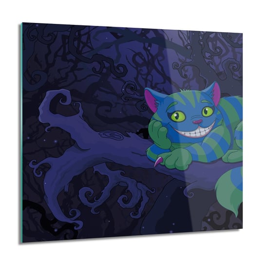 ArtprintCave, Animowany kot Foto na szkle ścienne, 60x60 cm ArtPrintCave