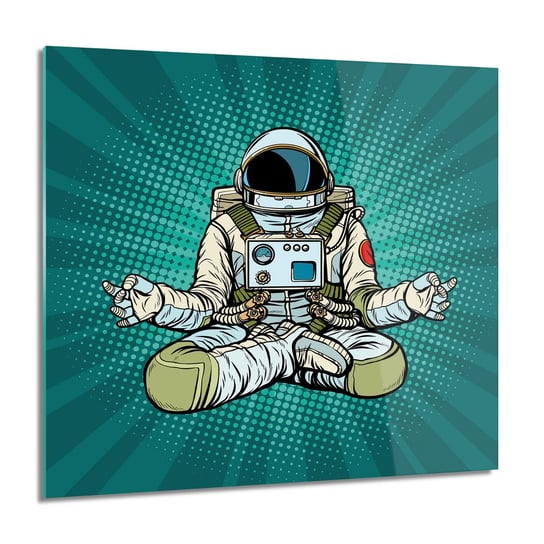 ArtprintCave, Astronauta pop art Obraz na szkle ścienny, 60x60 cm ArtPrintCave