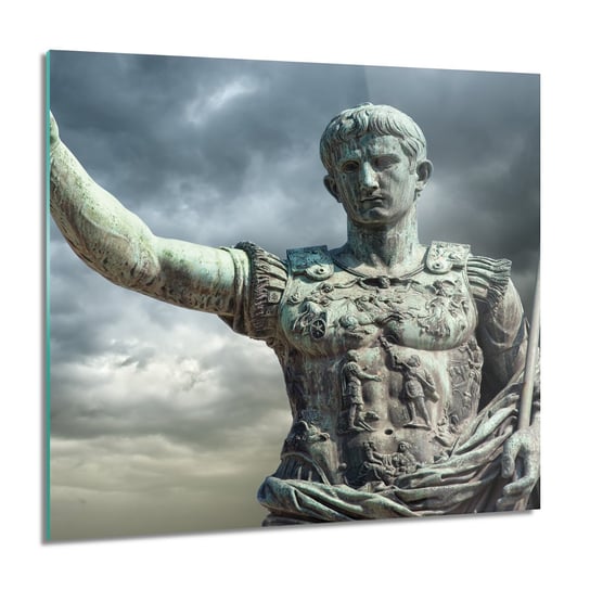 ArtprintCave, August cesarz rzeźba Obraz na szkle ścienny, 60x60 cm ArtPrintCave