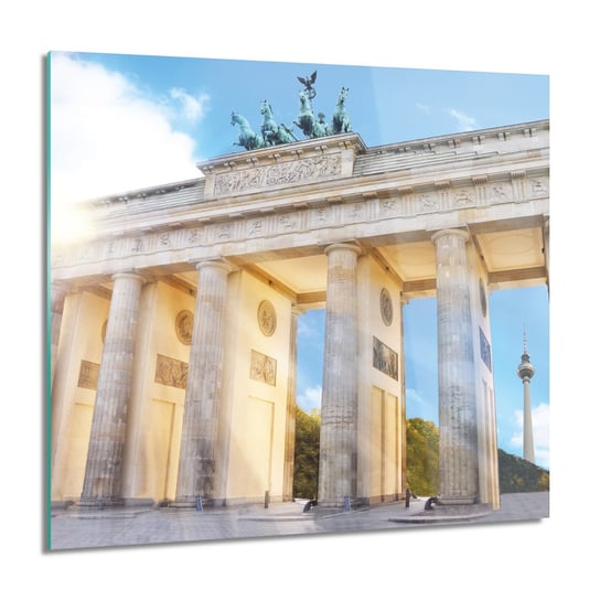 ArtprintCave, Brama brandenburska Foto na szkle na ścianę, 60x60 cm ArtPrintCave