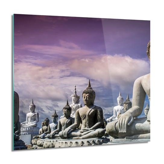 ArtprintCave, Budda posągi Foto szklane na ścianę, 60x60 cm ArtPrintCave