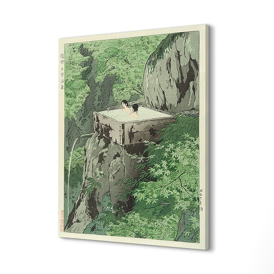 ArtprintCave, Canvas na ścianę Gorące źródła kąpiel góry, 60x80 cm ArtPrintCave