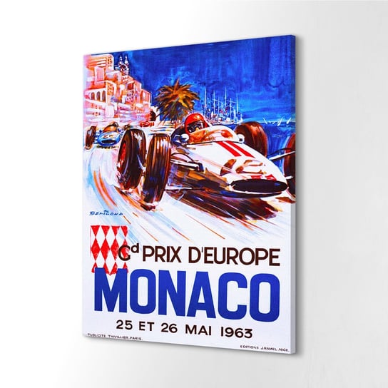 ArtprintCave, Canvas na ścianę Grand Prix Monako Europa 40x60 cm ArtPrintCave