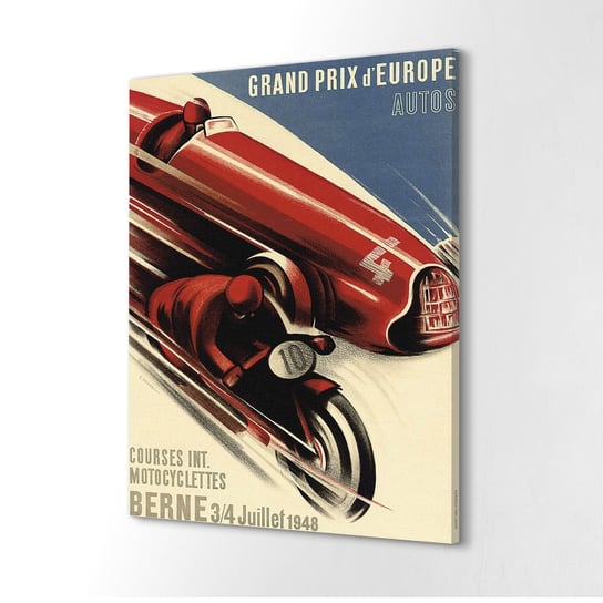 ArtprintCave, Canvas obrazy drukowane Grand Prix Europe, 60x80 cm ArtPrintCave