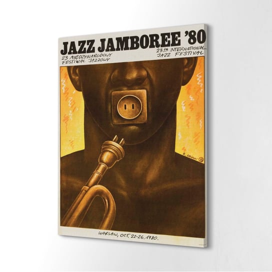ArtprintCave, Canvas ścienny Jazz Jamboree Warszawa muzyka, 60x80 cm ArtPrintCave