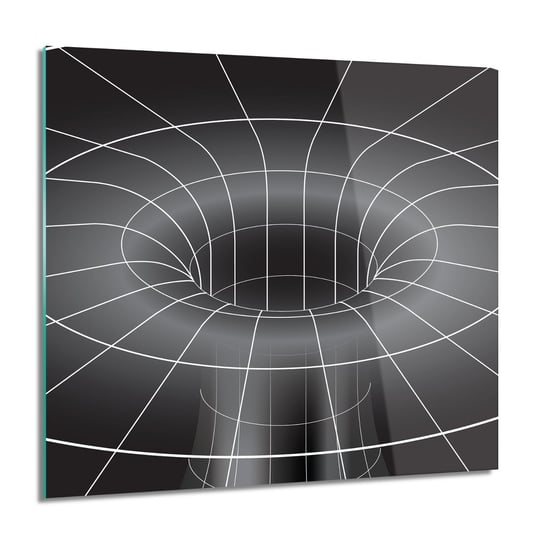 ArtprintCave, Czarna dziura 3D do sypialni Obraz na szkle, 60x60 cm ArtPrintCave