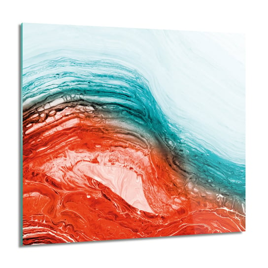 ArtprintCave, Czerwony szary koral Foto na szkle na ścianę, 60x60 cm ArtPrintCave