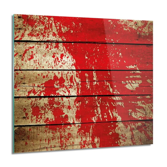 ArtprintCave, Deski drewno krew do salonu Foto szklane, 60x60 cm ArtPrintCave