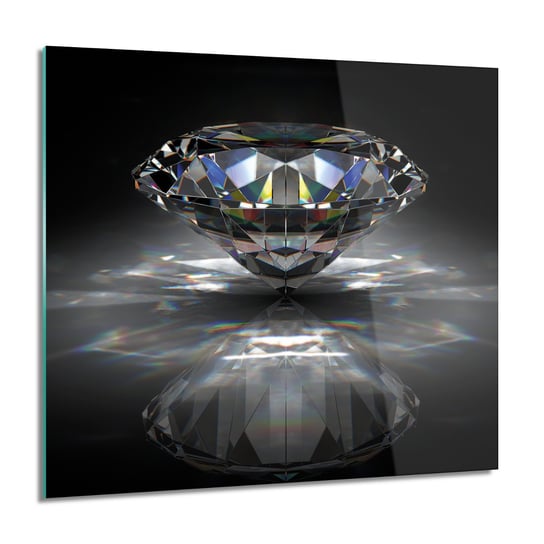 ArtprintCave, Diament brylant cień Obraz na szkle, 60x60 cm ArtPrintCave