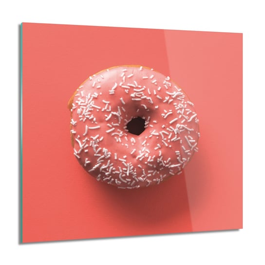 ArtprintCave, Donut posypka Obraz na szkle ścienny, 60x60 cm ArtPrintCave