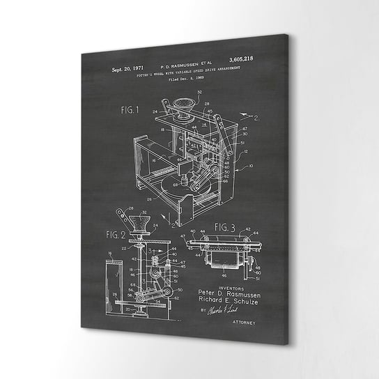 ArtprintCave, Druk na płótnie Rasmussen Koło garncarskie, 60x80 cm ArtPrintCave