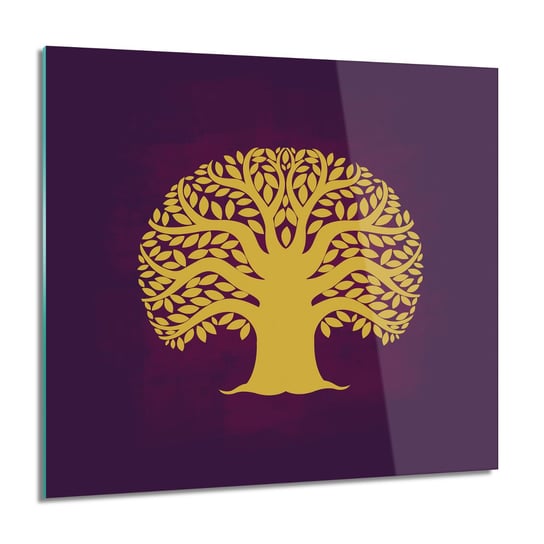 ArtprintCave, Drzewo symbol Azja do kuchni Foto szklane, 60x60 cm ArtPrintCave