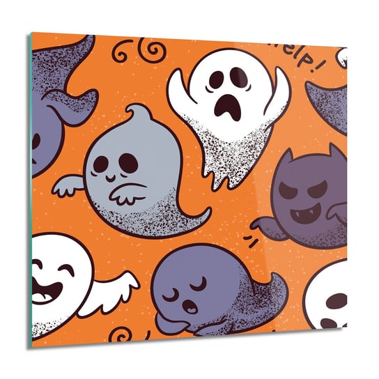 ArtprintCave, Duchy halloween do salonu Obraz na szkle, 60x60 cm ArtPrintCave