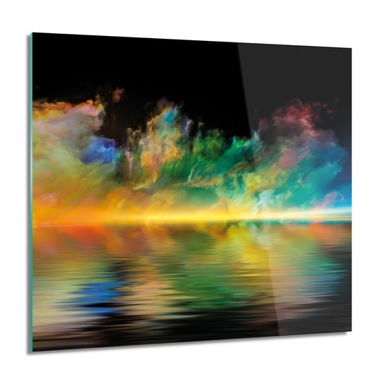 ArtprintCave, Dym kolor morze do sypialni Obraz szklany, 60x60 cm ArtPrintCave