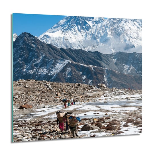 ArtprintCave, Everest góry śnieg Foto szklane na ścianę, 60x60 cm ArtPrintCave