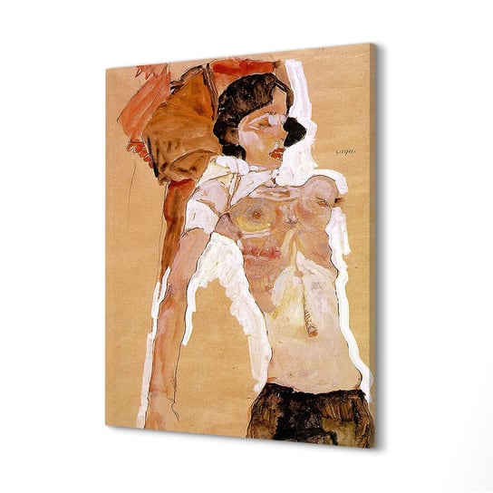 ArtprintCave, Foto na płótnie 40x60 cm Egon Schiele Leżąca kobieta, ArtPrintCave