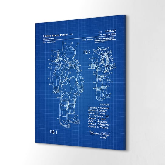 ArtprintCave, Foto na płótnie Strój astronauty kombinezon, 60x80 cm ArtPrintCave