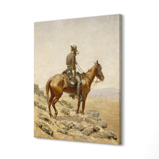 ArtPrintCave, Foto-obraz canvas, 40x60 cm Mężczyzna na koniu podróż ArtPrintCave