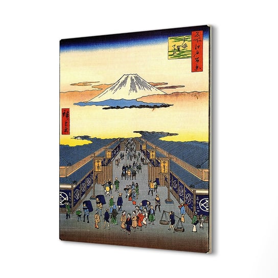 ArtPrintCave, Foto obraz na płótnie, 40x60 cm Góra Japonia Hiroshige ArtPrintCave