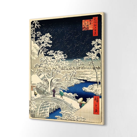 ArtPrintCave, Foto obraz na płótnie, 40x60 cm Zima śnieżyca Japonia ArtPrintCave