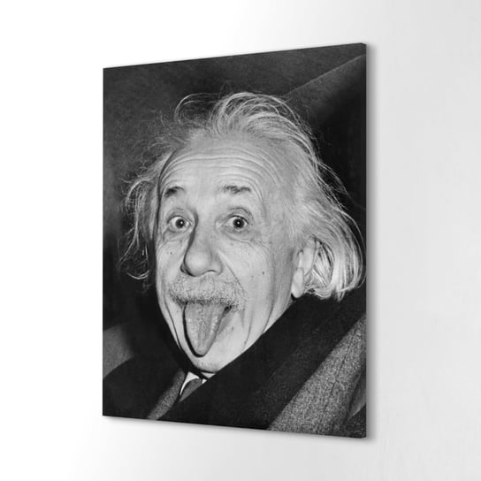 ArtprintCave, Fotografia na płótnie 40x60 cm Język Albert Einstein, ArtPrintCave