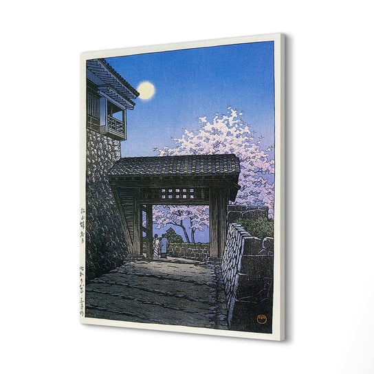 ArtprintCave, Fotografia na płótnie Zamek Matsuyama wiśnia, 60x80 cm ArtPrintCave