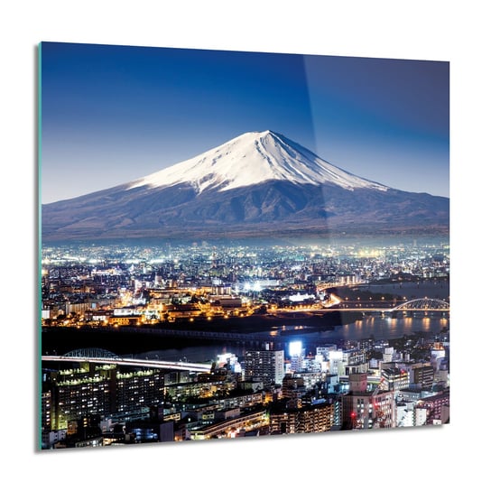 ArtprintCave, Góra Fuji miasto foto-obraz Foto szklane, 60x60 cm ArtPrintCave