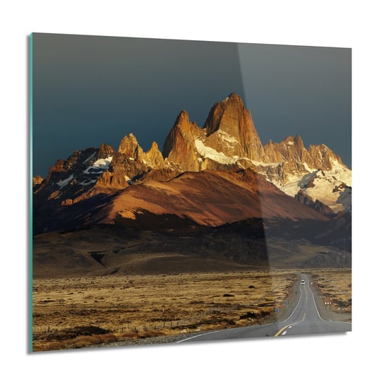 ArtprintCave, Góry droga widok nowoczesne Foto szklane, 60x60 cm ArtPrintCave