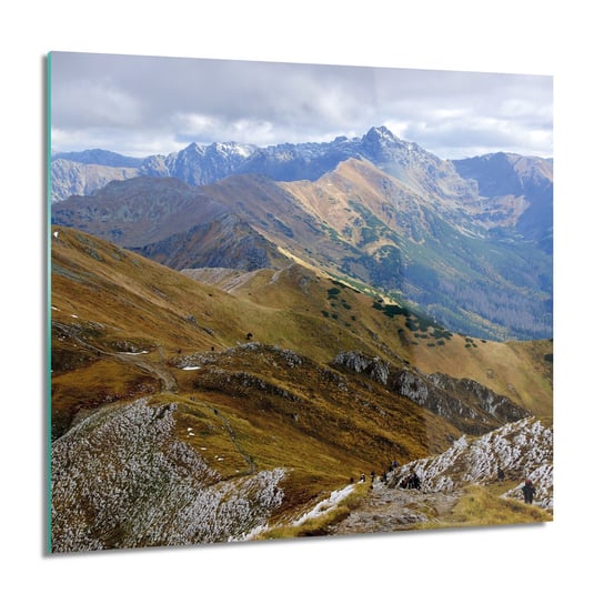 ArtprintCave, Góry Tatry szczyty Foto na szkle na ścianę, 60x60 cm ArtPrintCave