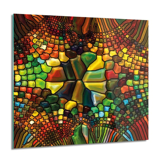 ArtprintCave, Gwiazda witraż do łazienki Obraz szklany, 60x60 cm ArtPrintCave