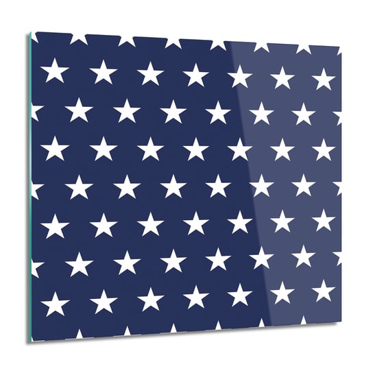 ArtprintCave, Gwiazdy flaga wzór foto-obraz Foto szklane, 60x60 cm ArtPrintCave