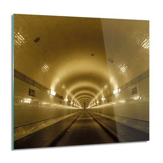 ArtprintCave, Hamburg tunel do łazienki Obraz na szkle, 60x60 cm ArtPrintCave