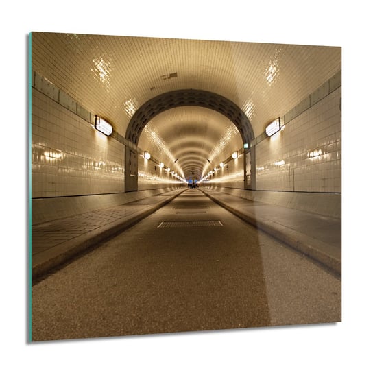 ArtprintCave, Hamburg tunel Obraz szklany ścienny, 60x60 cm ArtPrintCave