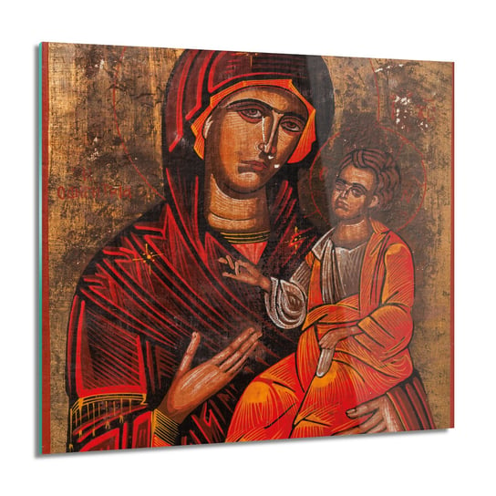 ArtprintCave, Ikona Jezus Maryja Obraz na szkle ścienny, 60x60 cm ArtPrintCave