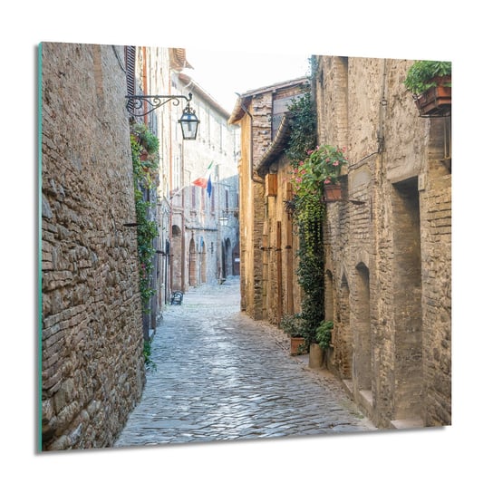 ArtprintCave, Kamienica Włochy Obraz na szkle na ścianę, 60x60 cm ArtPrintCave