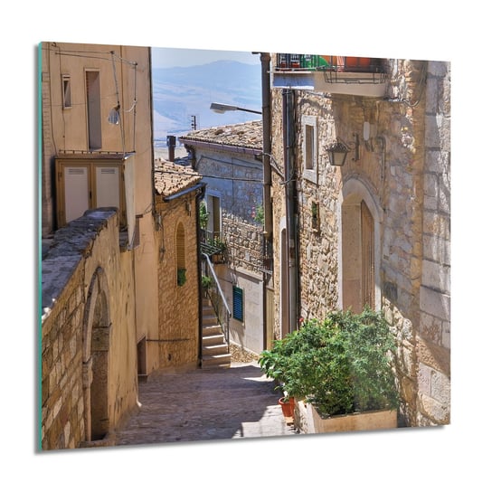ArtprintCave, Kamienice Włochy do łazienki Obraz szklany, 60x60 cm ArtPrintCave