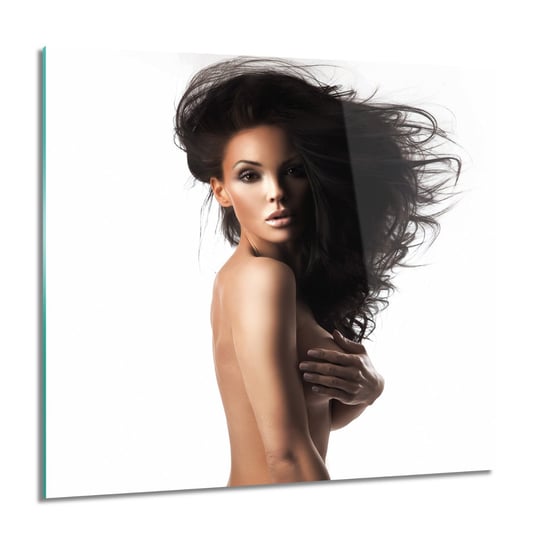 ArtprintCave, Kobieta ciało włosy Obraz na szkle, 60x60 cm ArtPrintCave