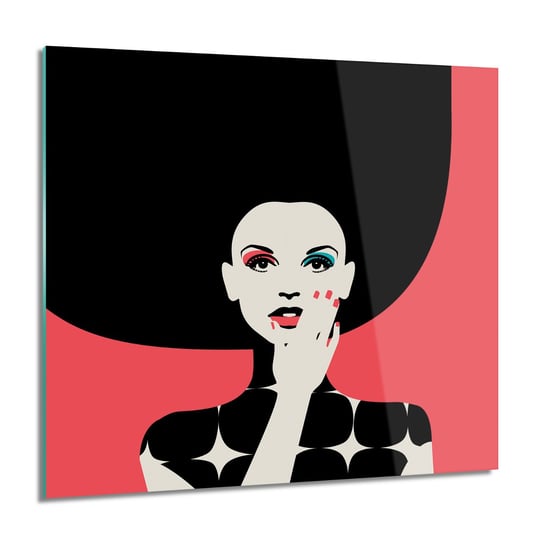 ArtprintCave, Kobieta styl pop art obraz na szkle ścienny, 60x60 cm ArtPrintCave