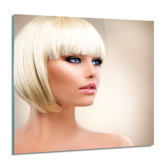 ArtprintCave, Kobieta włosy blond do kuchni obraz na szkle, 60x60 cm ArtPrintCave