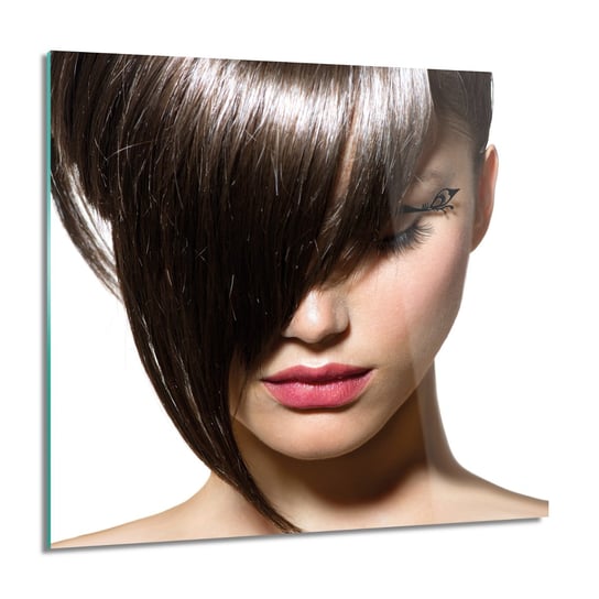 ArtprintCave, Kobieta włosy styl obraz szklany ścienny, 60x60 cm ArtPrintCave